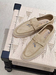 Loro Piana Summer Charms Walk Moccasin Beige - 2