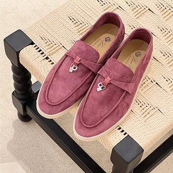 Loro Piana Summer Charms Walk Moccasin Pink