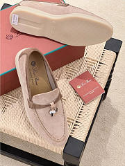 Loro Piana Summer Charms Walk Moccasin Light Pink - 4