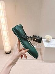 CC Mary Janes Lambskin Green 10mm - 3