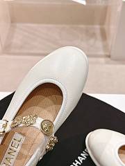 CC Mary Janes Lambskin White 10mm - 5