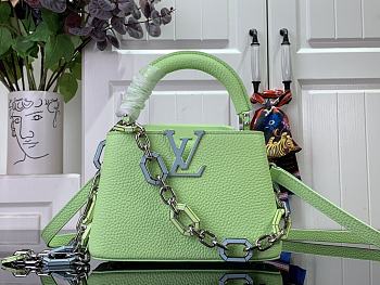 LV Capucines Mini Spring Green M24683 21x14x8cm