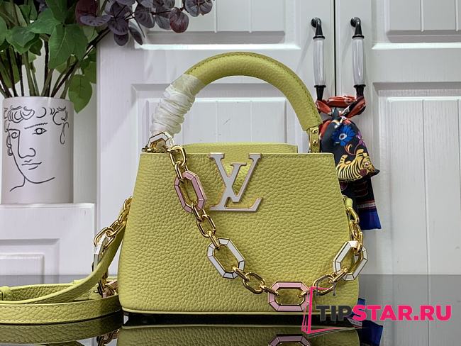 LV Capucines Mini Sun Beam M25232 21x14x8cm - 1