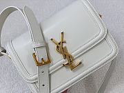 YSL Solferino Small In Box Saint Laurent Leather White Size 19×13×5 cm - 5