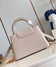 LV Capucines BB Quartz White M24684 27x18x9cm  - 6