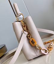 LV Capucines BB Quartz White M24684 27x18x9cm  - 4