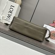 Loewe Medium Flamenco Purse In Mellow Nappa Lambskin Dark Khaki Green 30x20x10.5cm - 2