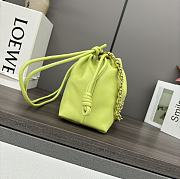 Loewe Medium Flamenco Purse In Mellow Nappa Lambskin Anise 30x20x10.5cm - 4