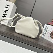 Loewe Mini Flamenco Purse Bag In Mellow Nappa Lambskin Sea Salt 23x17x5.5cm - 4