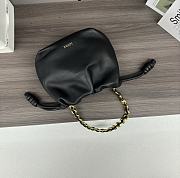 Loewe Mini Flamenco Purse Bag In Mellow Nappa Lambskin Black 23x17x5.5cm - 3