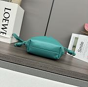 Loewe Mini Flamenco Purse Bag In Mellow Nappa Lambskin Emerald Green 23x17x5.5cm - 5