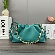 Loewe Medium Flamenco Purse In Mellow Nappa Lambskin Emerald Green 30x20x10.5cm - 1