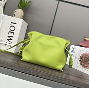 Loewe Mini Flamenco Clutch In Nappa Calfskin Meadow Green 23.9x18x9cm - 5