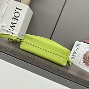 Loewe Mini Flamenco Clutch In Nappa Calfskin Meadow Green 23.9x18x9cm - 6