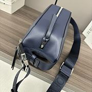 Loewe Convertible Sling In Classic Calfskin Abyss Blue 32.5x9x12.3cm - 6