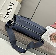 Loewe Convertible Sling In Classic Calfskin Abyss Blue 32.5x9x12.3cm - 3