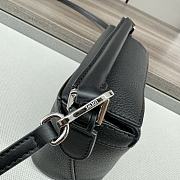 Loewe Mini Puzzle Bag In Soft Grained Calfskin Black 18x12.5x8cm - 5