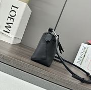 Loewe Mini Puzzle Bag In Soft Grained Calfskin Black 18x12.5x8cm - 2