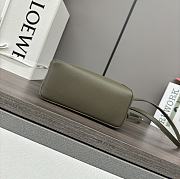 Loewe Mini Puzzle Bag In Classic Calfskin Dark Khaki Green 18x12.5x8cm - 2