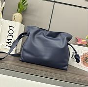 Loewe Medium Flamenco Clutch In Nappa Calfskin Abyss Blue 30x24.5x10.5cm  - 6