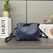 Loewe Mini Flamenco Clutch In Nappa Calfskin Abyss Blue 23.9x18x9cm - 1