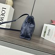 Loewe Mini Flamenco Clutch In Nappa Calfskin Abyss Blue 23.9x18x9cm - 2