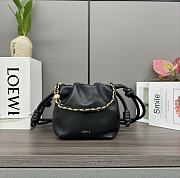 Loewe Mini Flamenco Purse Bag In Mellow Nappa Lambskin Black 23x17x5.5cm - 1