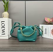 Loewe Mini Flamenco Purse Bag In Mellow Nappa Lambskin Emerald Green 23x17x5.5cm - 1