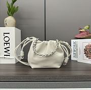 Loewe Mini Flamenco Purse Bag In Mellow Nappa Lambskin Sea Salt 23x17x5.5cm - 1