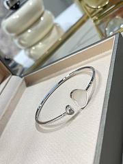 Chopard Happy Hearts Bangle Ethical White Gold Diamond Mother Of Pearl - 1