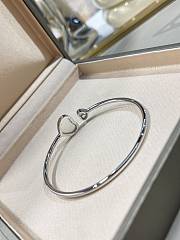 Chopard Happy Hearts Bangle Ethical White Gold Diamond Mother Of Pearl - 3