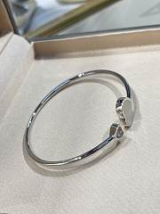 Chopard Happy Hearts Bangle Ethical White Gold Diamond Mother Of Pearl - 2