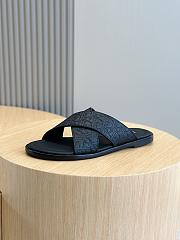 Dior Alias Sandal Black Dior Gravity Leather - 3