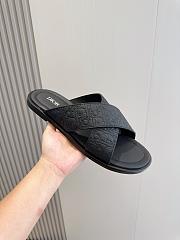 Dior Alias Sandal Black Dior Gravity Leather - 4