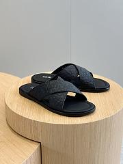 Dior Alias Sandal Black Dior Gravity Leather - 6