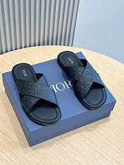 Dior Alias Sandal Black Dior Gravity Leather - 5