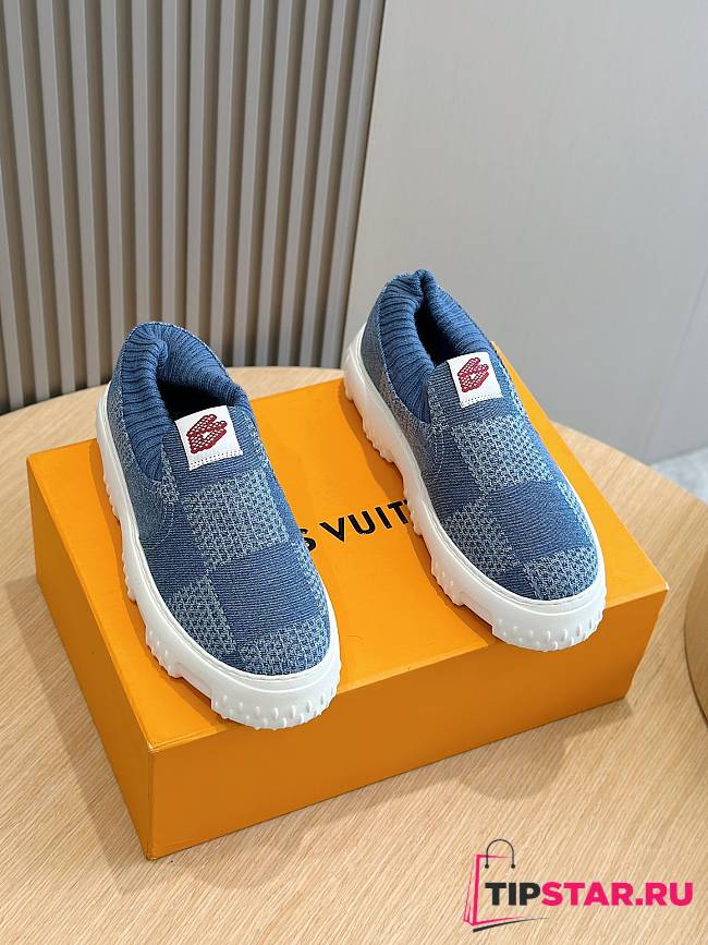 LV Space Lander Slip On Blue 1ACVPW - 1