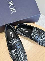 Dior Granville Loafer Beige and Black Dior Oblique Jacquard - 4