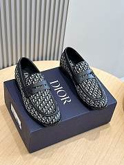 Dior Granville Loafer Beige and Black Dior Oblique Jacquard - 1