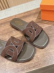 Tod's Suede Sandals Brown - 2