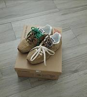 New Balance x Miu Miu 530 SL Suede Sneakers Ecru - 3