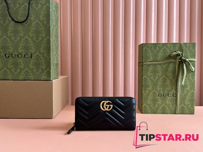 Gucci GG Marmont Zip Around Wallet 19cm - 1