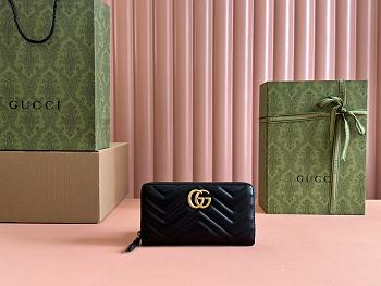 Gucci GG Marmont Zip Around Wallet 19cm