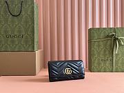 Gucci GG Marmont Continental Wallet Black 19cm - 3