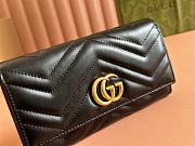 Gucci GG Marmont Continental Wallet Black 19cm - 5