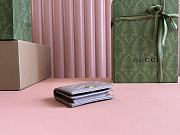 Gucci GG Marmont Card Case Wallet Dusty Pink - 6