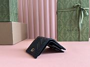 Gucci GG Marmont Card Case Wallet Black - 3