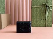 Gucci GG Marmont Card Case Wallet Black - 6