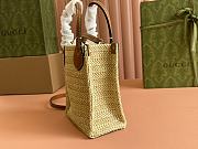 Gucci Super Mini Straw-Effect Bag Natural Straw Effect Raffia And Viscose 14x18.5x8cm - 3