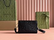 Gucci Jumbo GG Mini Bag Black 22x15x4.5cm - 1